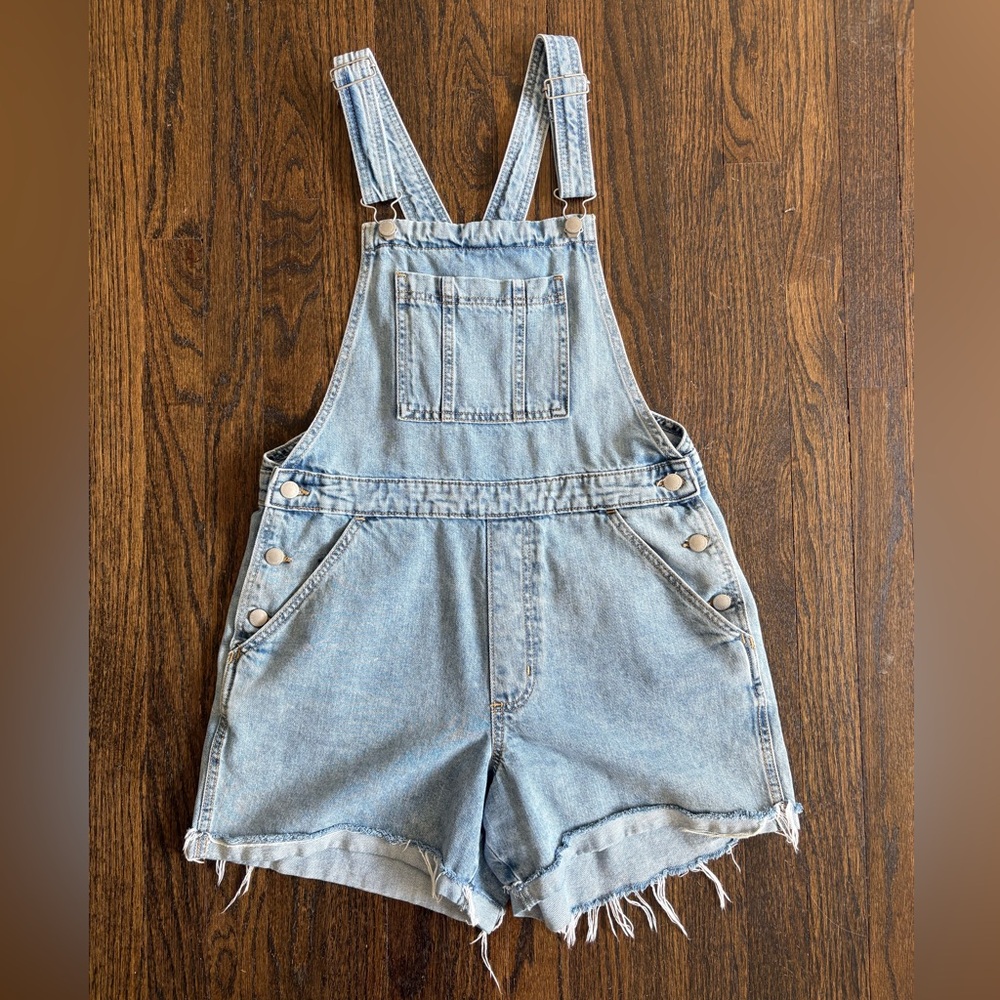 Universal Thread Blue Denim Overalls - Picture 2 of 5